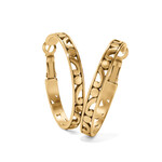 Brighton Contempo Medium Gold Hoop Earrings