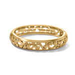 Brighton Contempo Medium Hinged Bangle in Gold