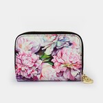 Peonies Zippered Wallet