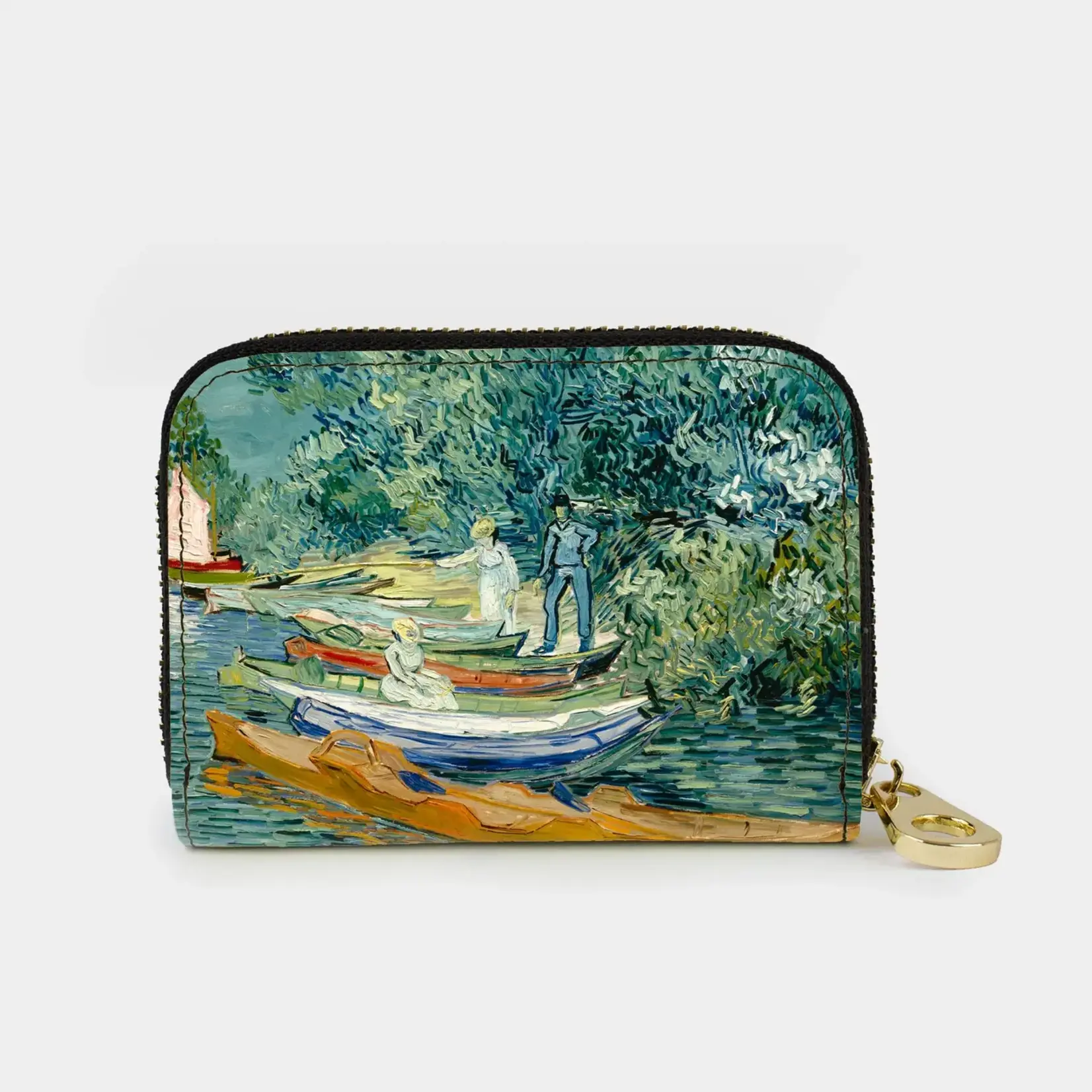 Van Gogh - Bank of Oise Zippered Wallet