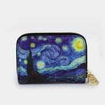 Van Gogh The Starry Night Zippered Wallet