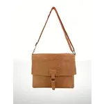 Italian’s Leather Serraje Adina (Andy) leather Shoulder Bag in Brown
