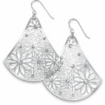 Brighton Trillion French Wire Earrings in Silver