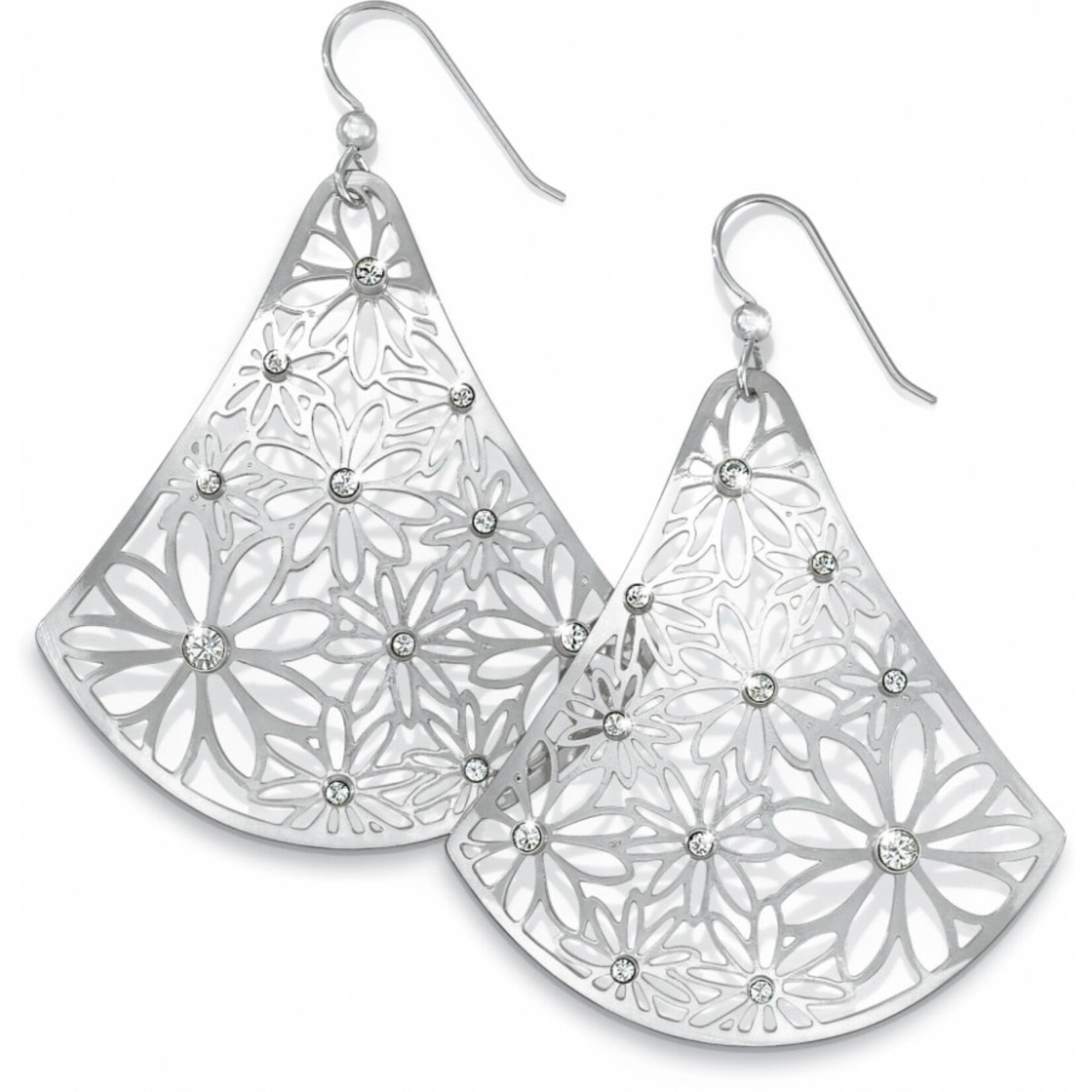 Brighton Trillion French Wire Earrings in Silver