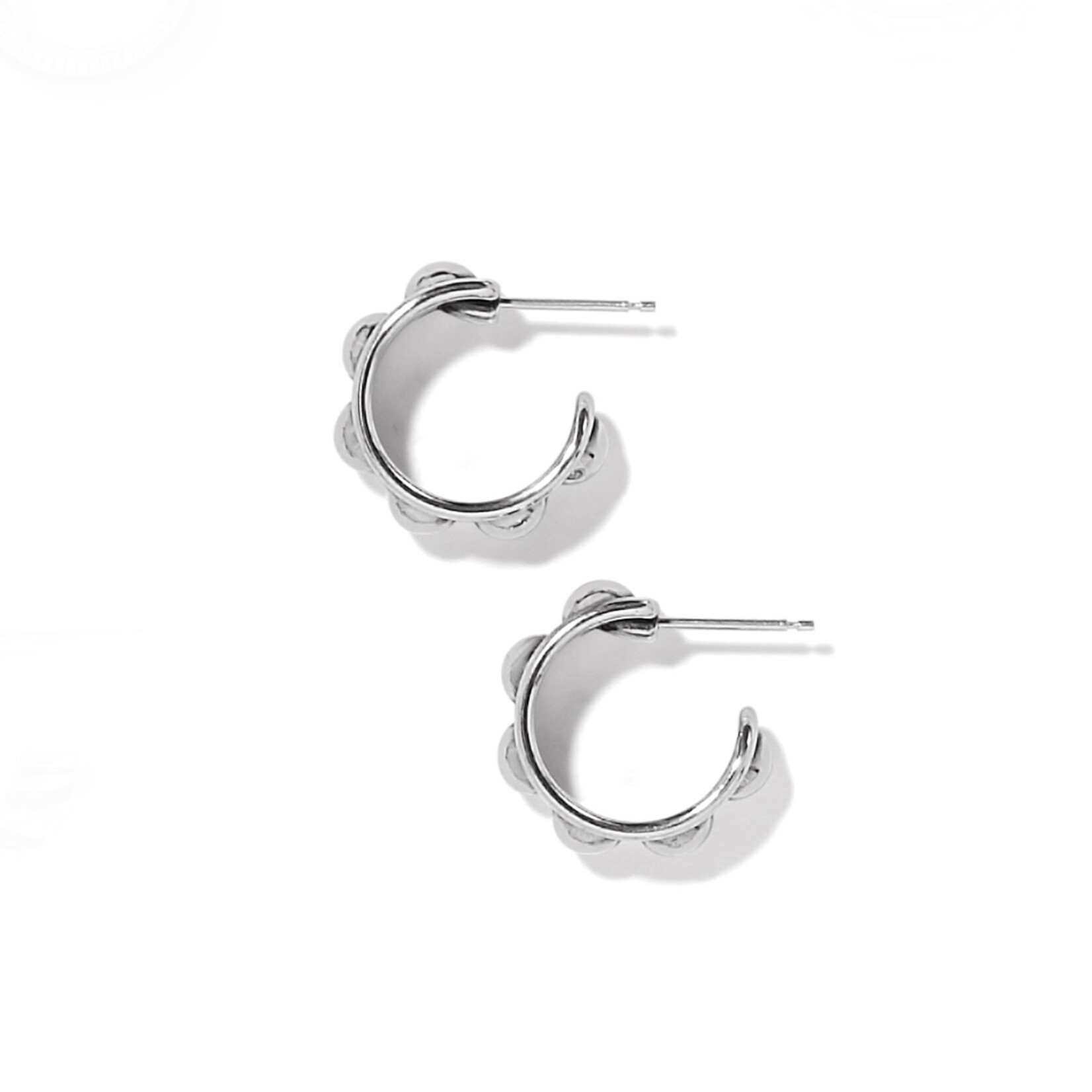 Brighton Pretty Tough Stud Post Small Hoop Earrings