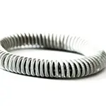 Sea Lily Silver Wire Stretch Coil Bracelet