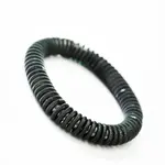 Sea Lily Black Wire Stretch Coil Bracelet