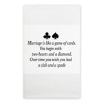 Mariasch Waffle Towel - Marriage is like a game of cards