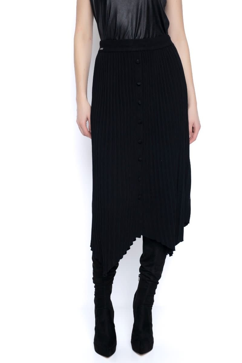 Ribbed Flare Skirt main image 0