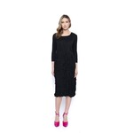 Pleated Crinkle Dress