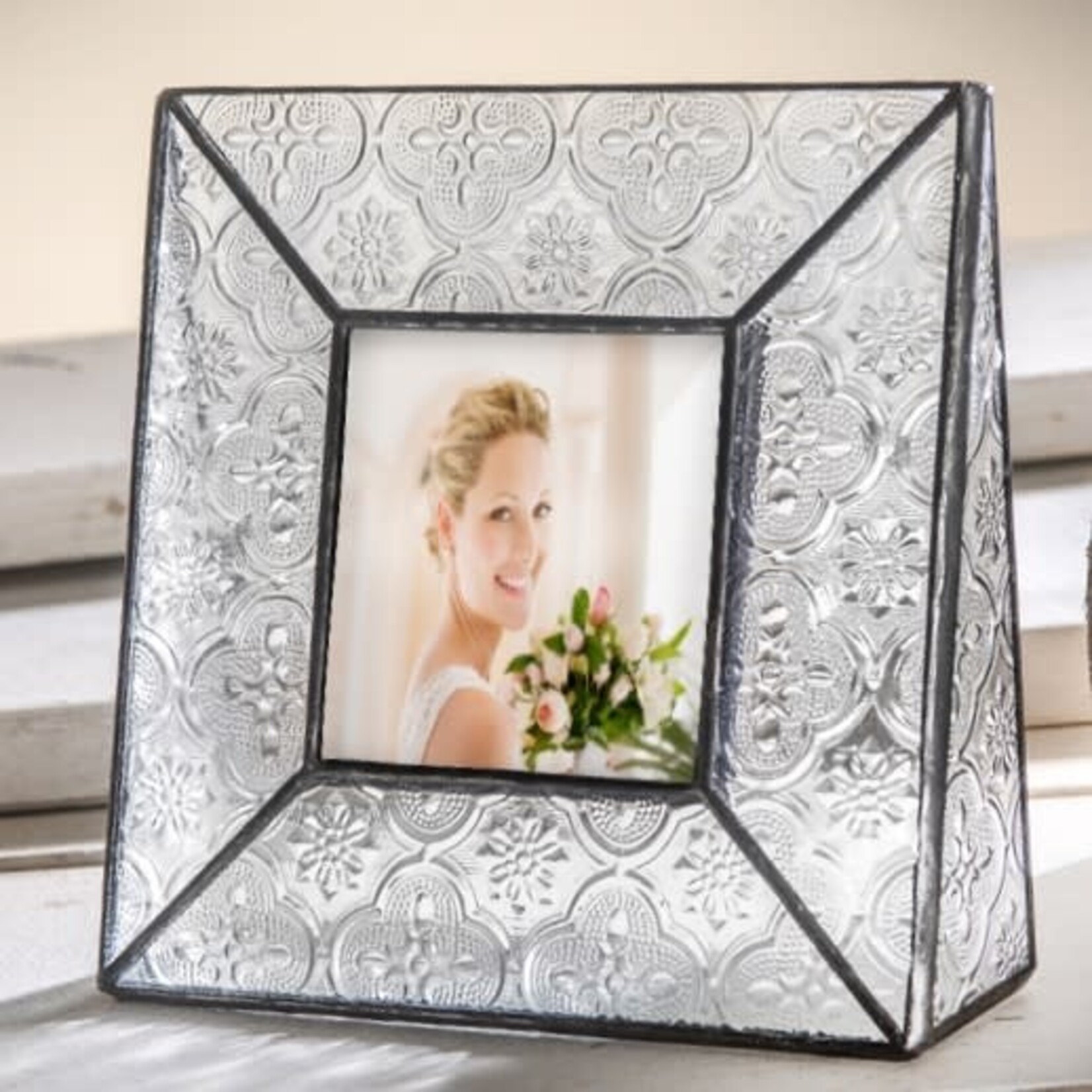 J Devlin Glass Vintage Glass Picture Frames 3x3