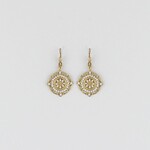 Bertie White Opal Earrings