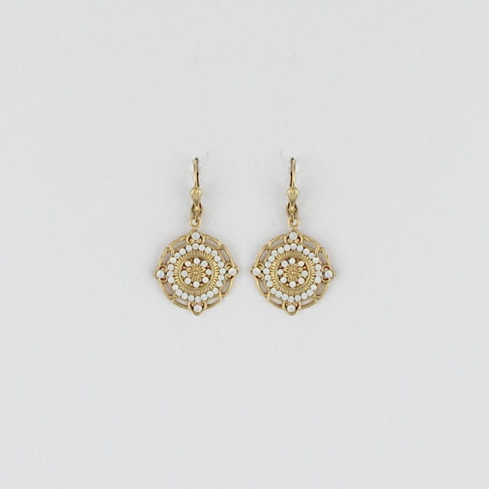 Bertie White Opal Earrings