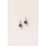 Jane Austen Silver Earring