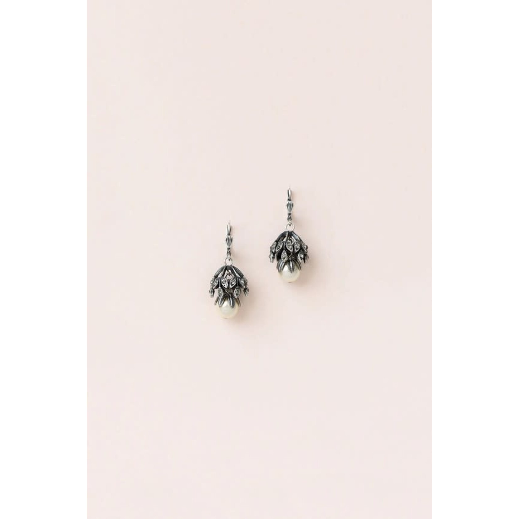 Jane Austen Silver Earring