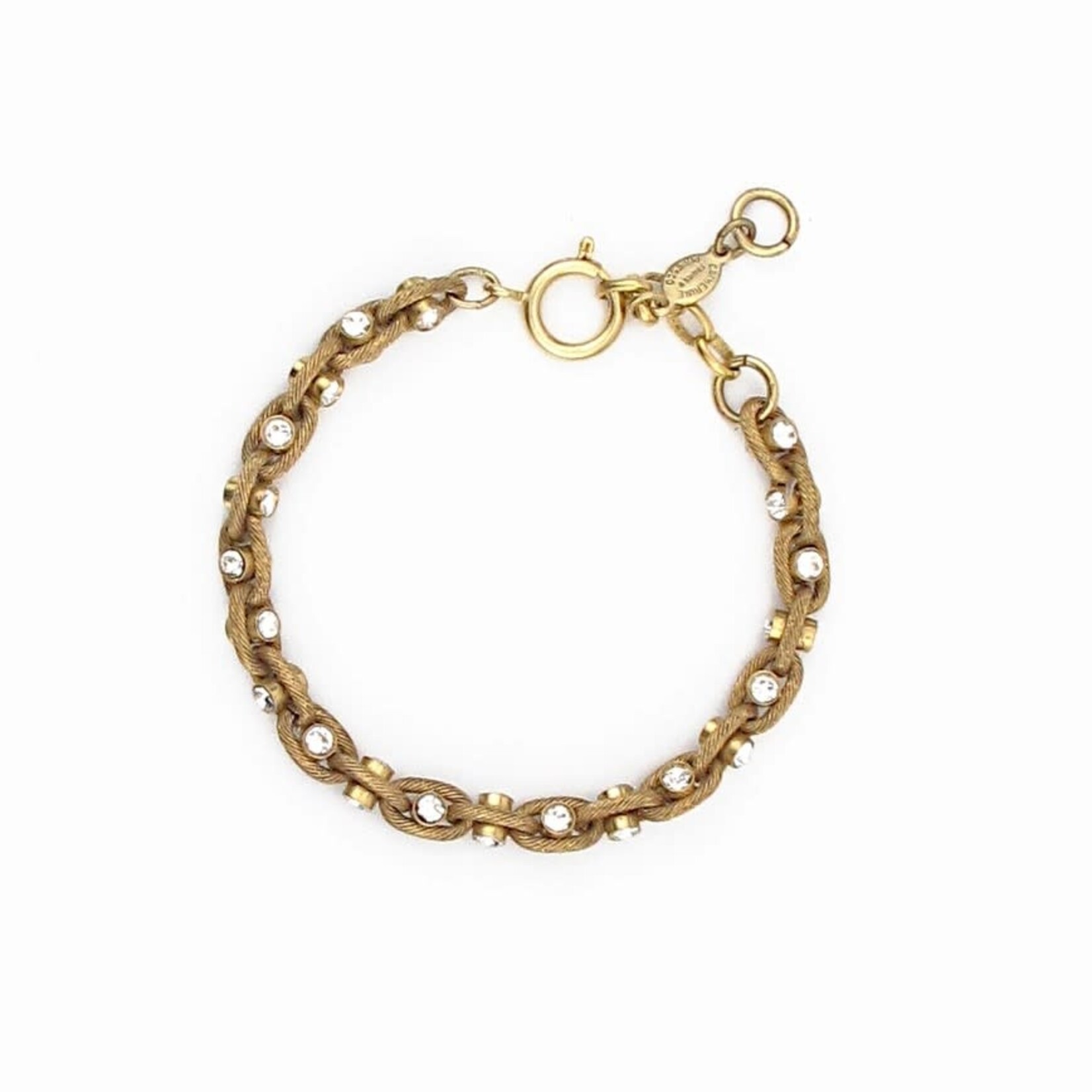 Skyler Bracelet- Gold and Crystal