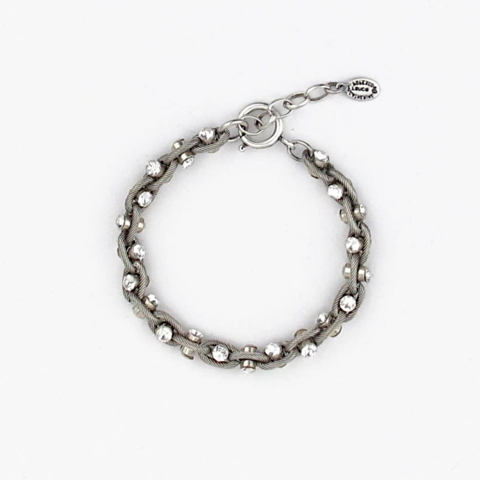 Skyler Bracelet- Silver and Crystal