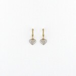 Valentina Gold Earring- Crystal
