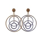 Sarah Cavender Metalworks Celestial Spinning Circles Earrings