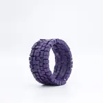 Jianhui London Pashmina Wooden Beads Snake Bracelet In Purple