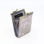 Cathayana Cherry Blossom Card Holder w/ RFID in Grey