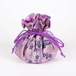 Cathayana Cherry Blossom Brocade Jewelry Pouch in Mauve