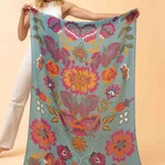 Powder Printed Floral Symmetry Scarf