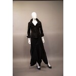 Samuel Dong Double Collar Blouse in Black