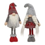 Mr & Mrs. Nordic Snowflake Standing Gnome