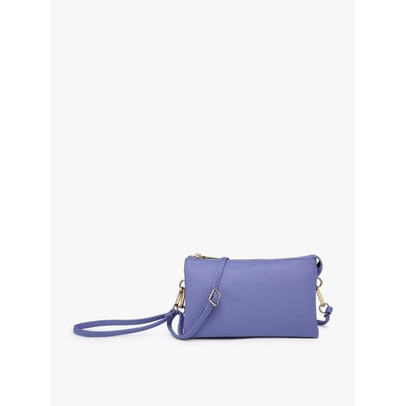 Jen & Co Riley Vegan Leather Double-Sided Wristlet/Crossbody - Dark Lilac