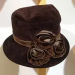 Peak & Brim Hats Verity Brown Cloche Style 1920s Hat