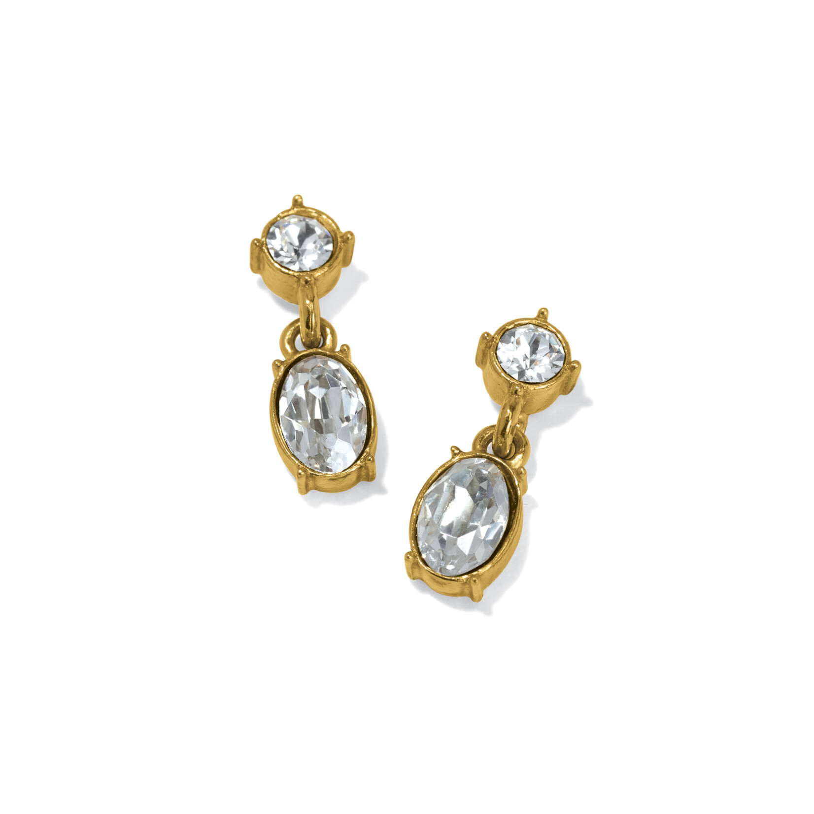 Brighton One Love Petite Gold Post Drop Earrings