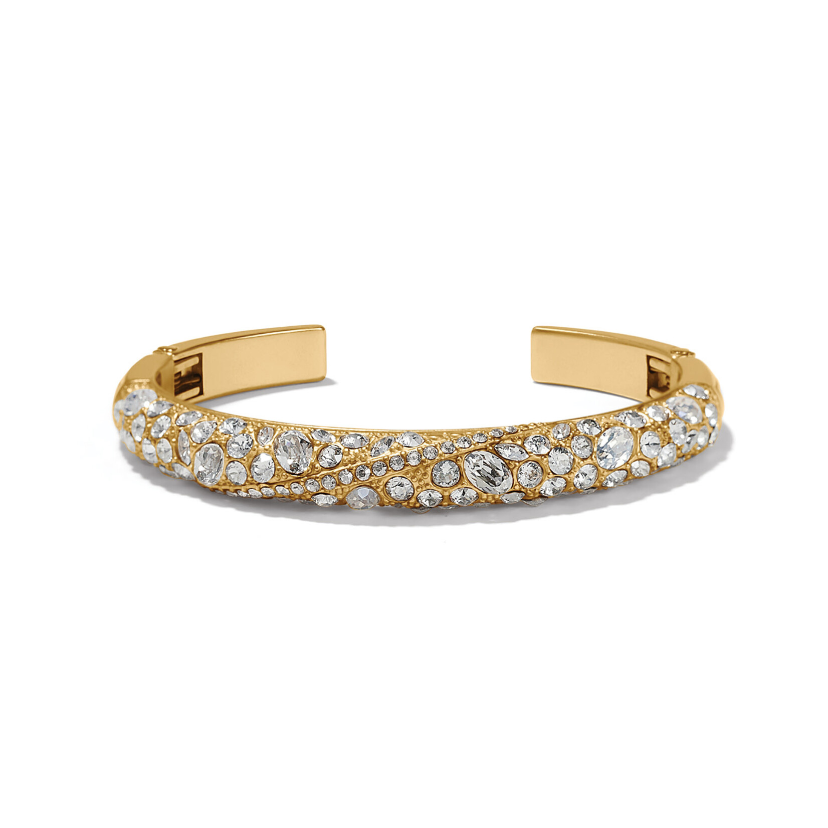 Brighton Trust Your Journey Double Hinged Gold Bangle