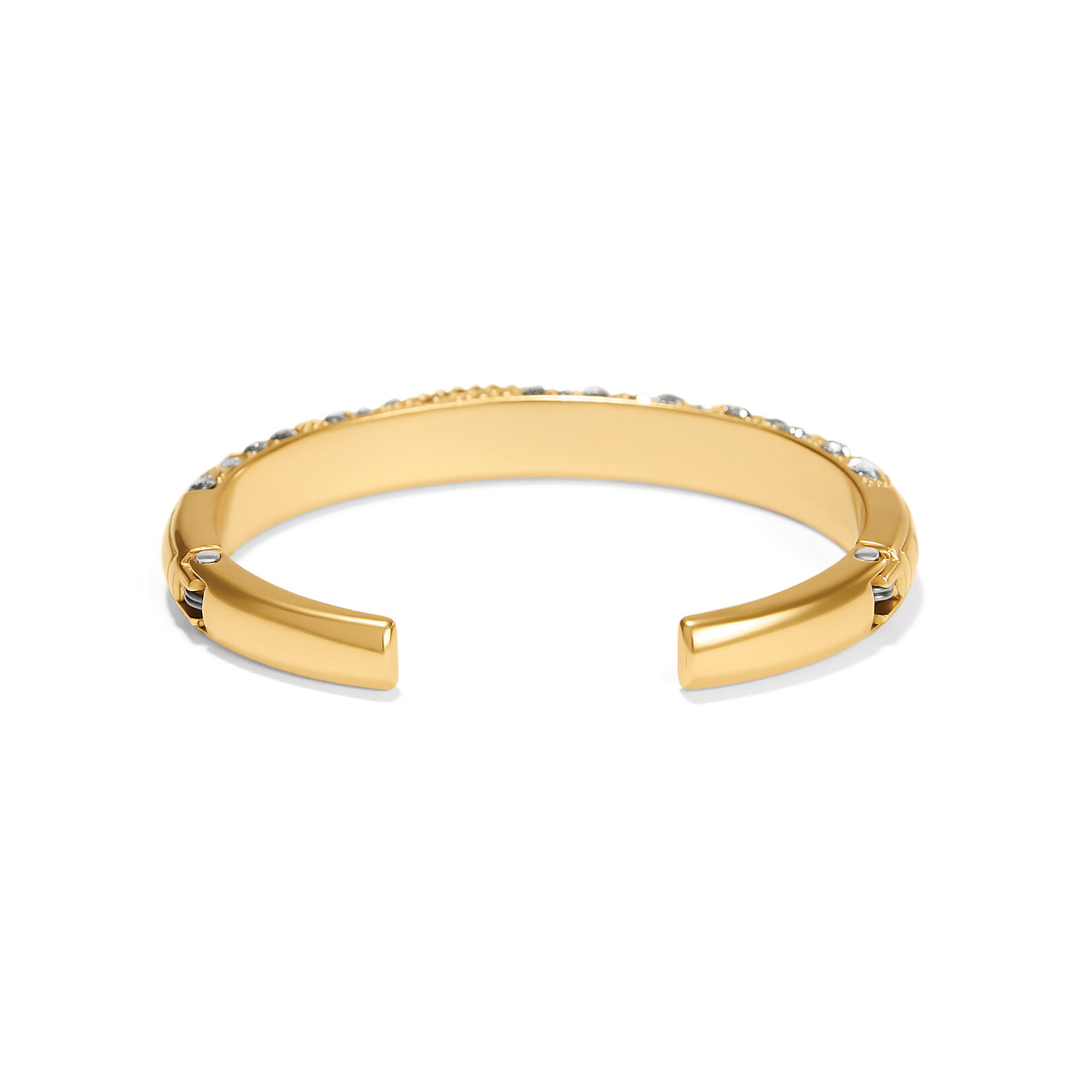 Brighton Trust Your Journey Double Hinged Gold Bangle