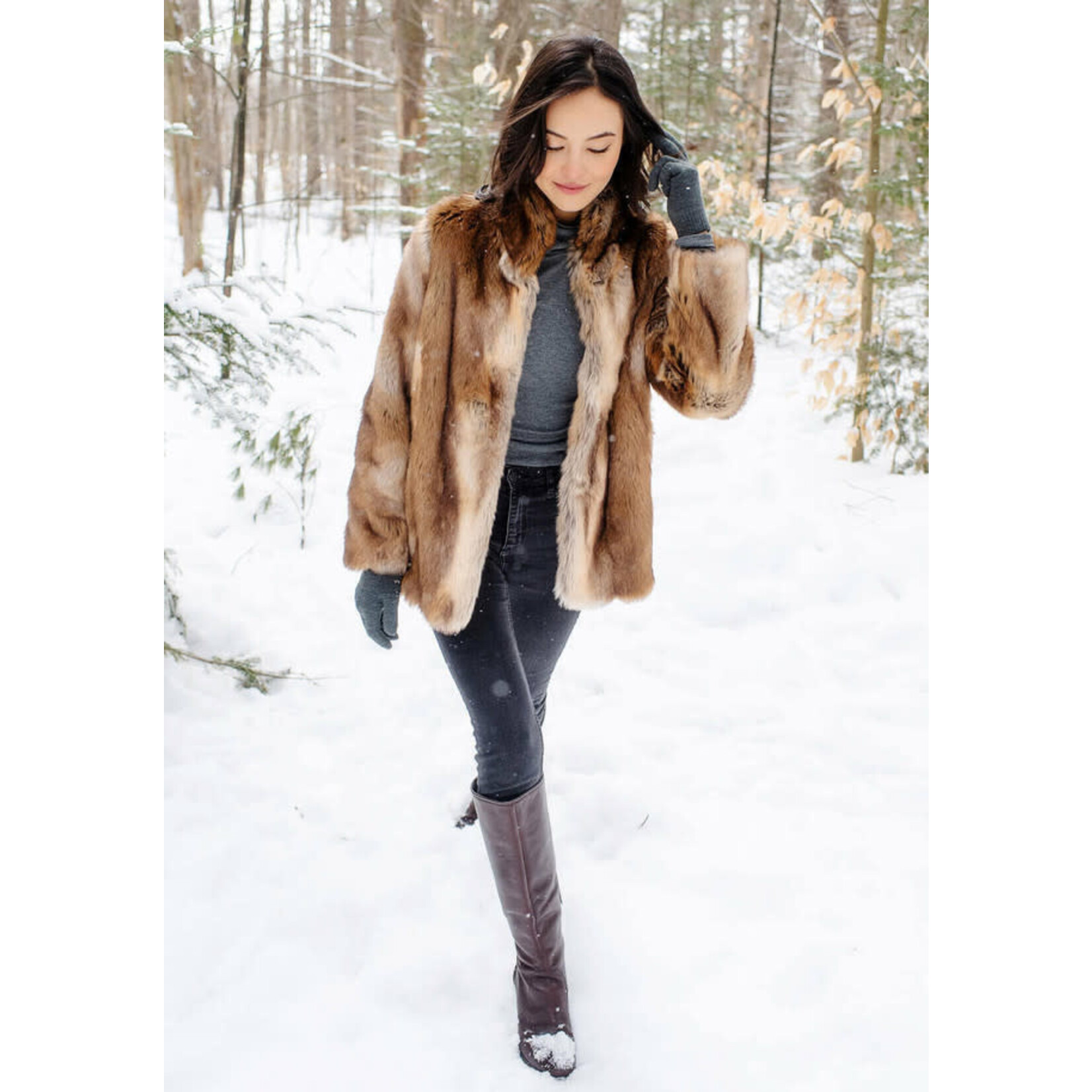 Fabulous Furs Fisher Faux Fur Favorite Jacket