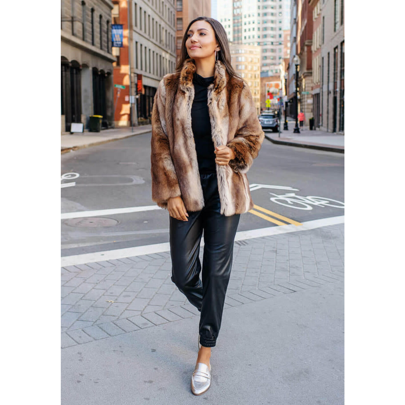 Fabulous Furs Fisher Faux Fur Favorite Jacket