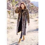 Fabulous Furs Faux Fur Roam Free Maxi Coat in Leopard