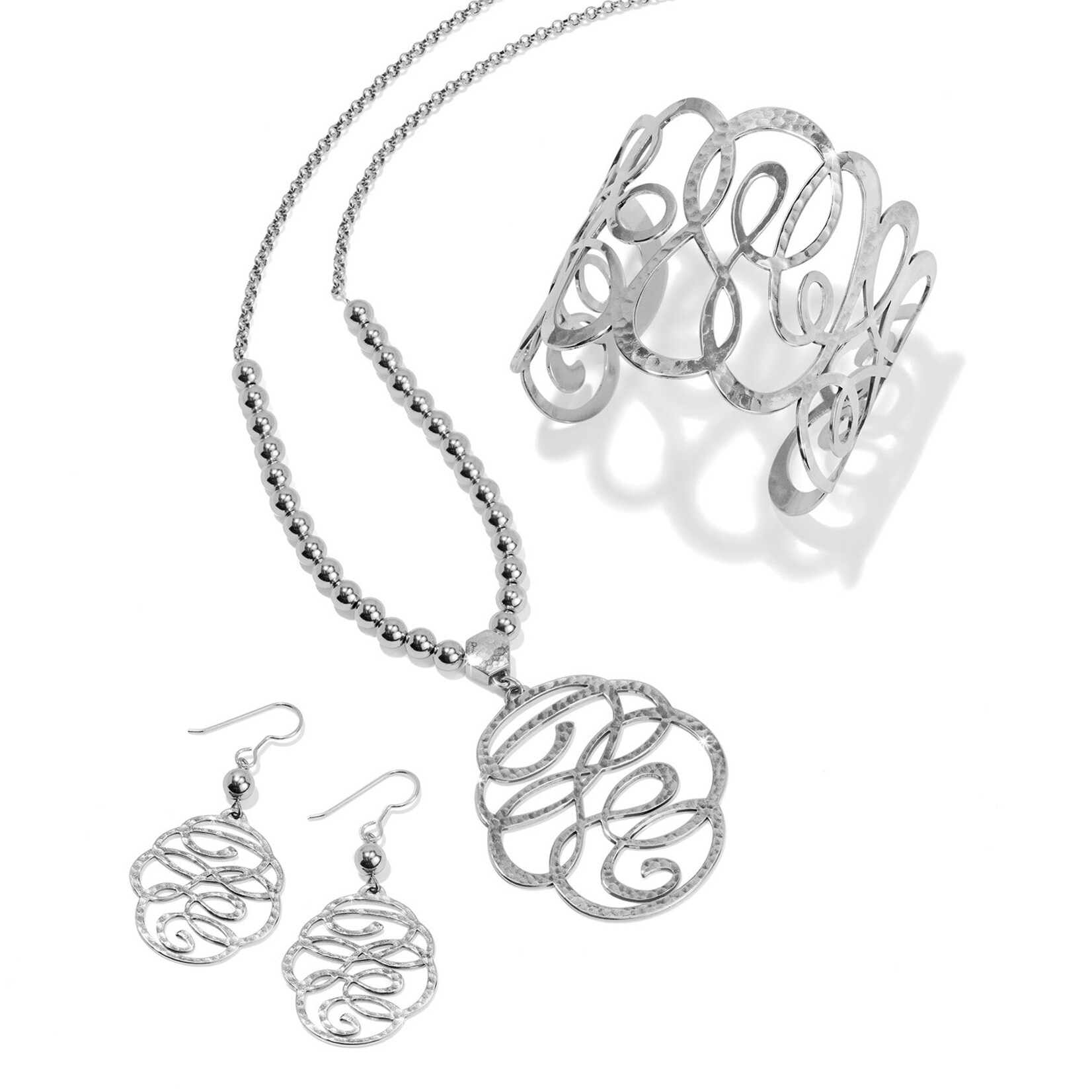Brighton Skribbel Bangle silver