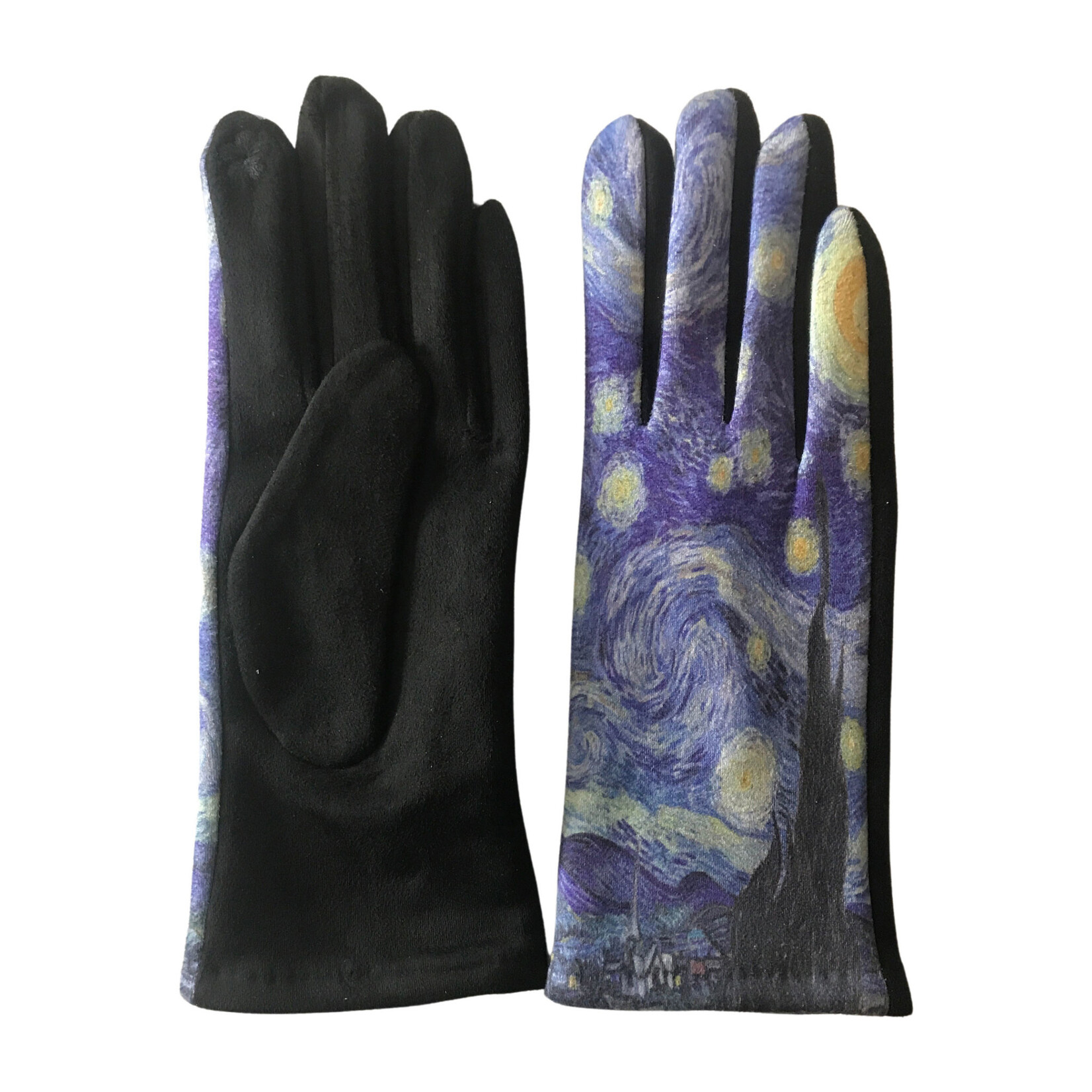 Magic Scarf Art Inspired Touch Screen Gloves - Starry Night