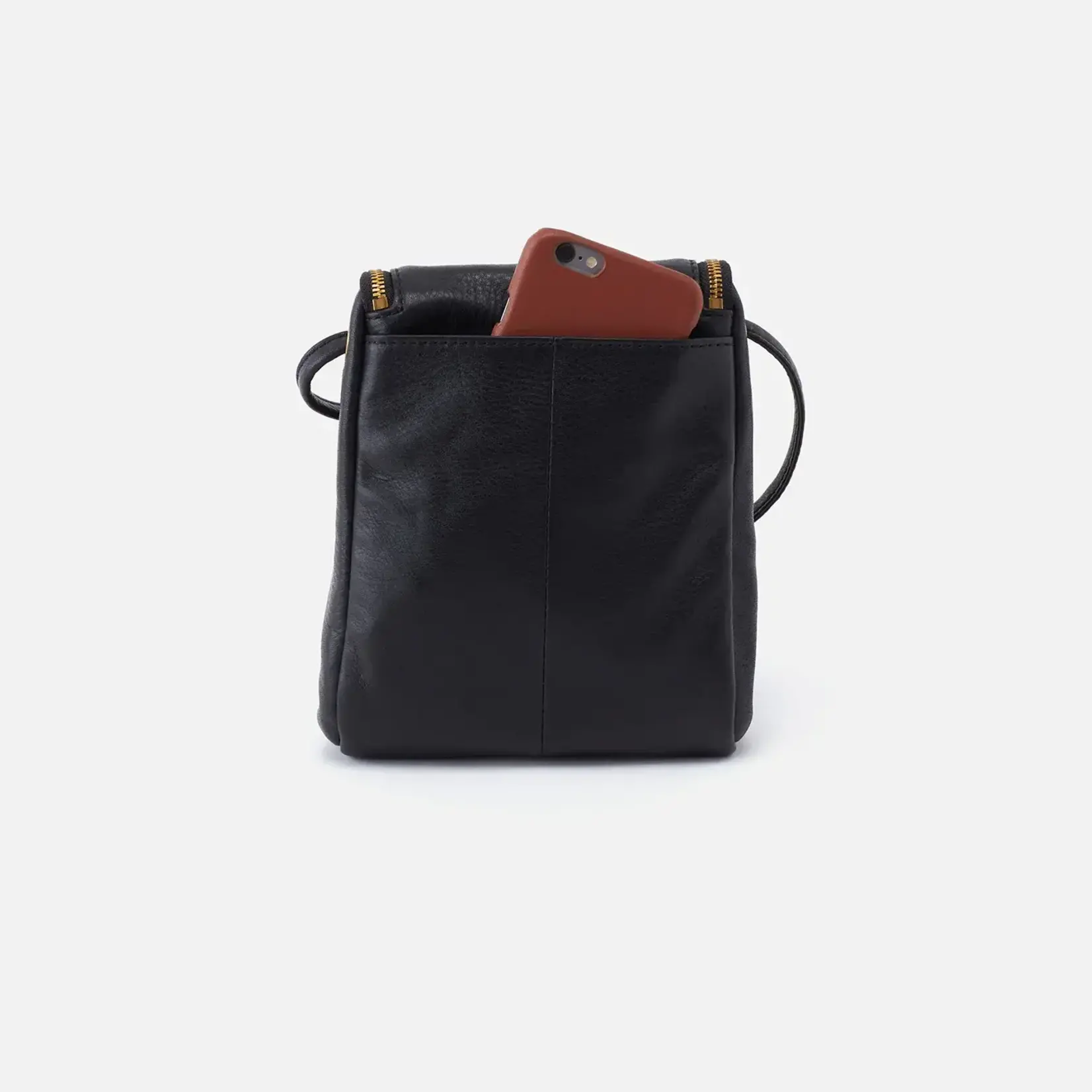 HOBO Fern Crossbody - Pebbled Leather in Black
