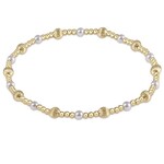 enewton Design DIGNITY SINCERITY PATTERN 4MM BEAD BRACELET - PEARL
