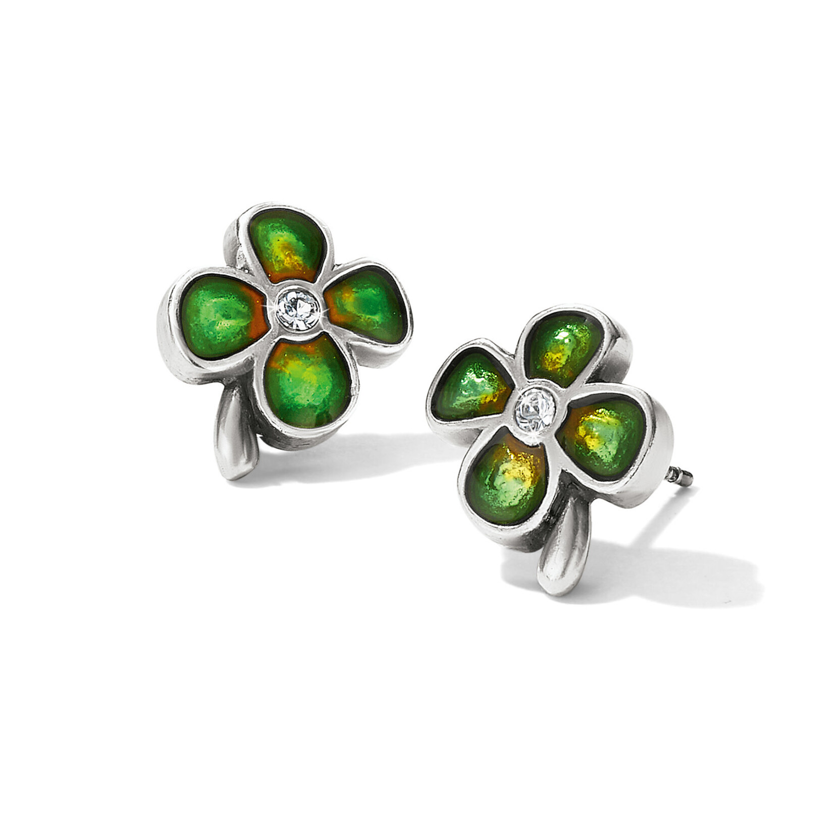 Brighton Love Bug Mini Post Earrings green