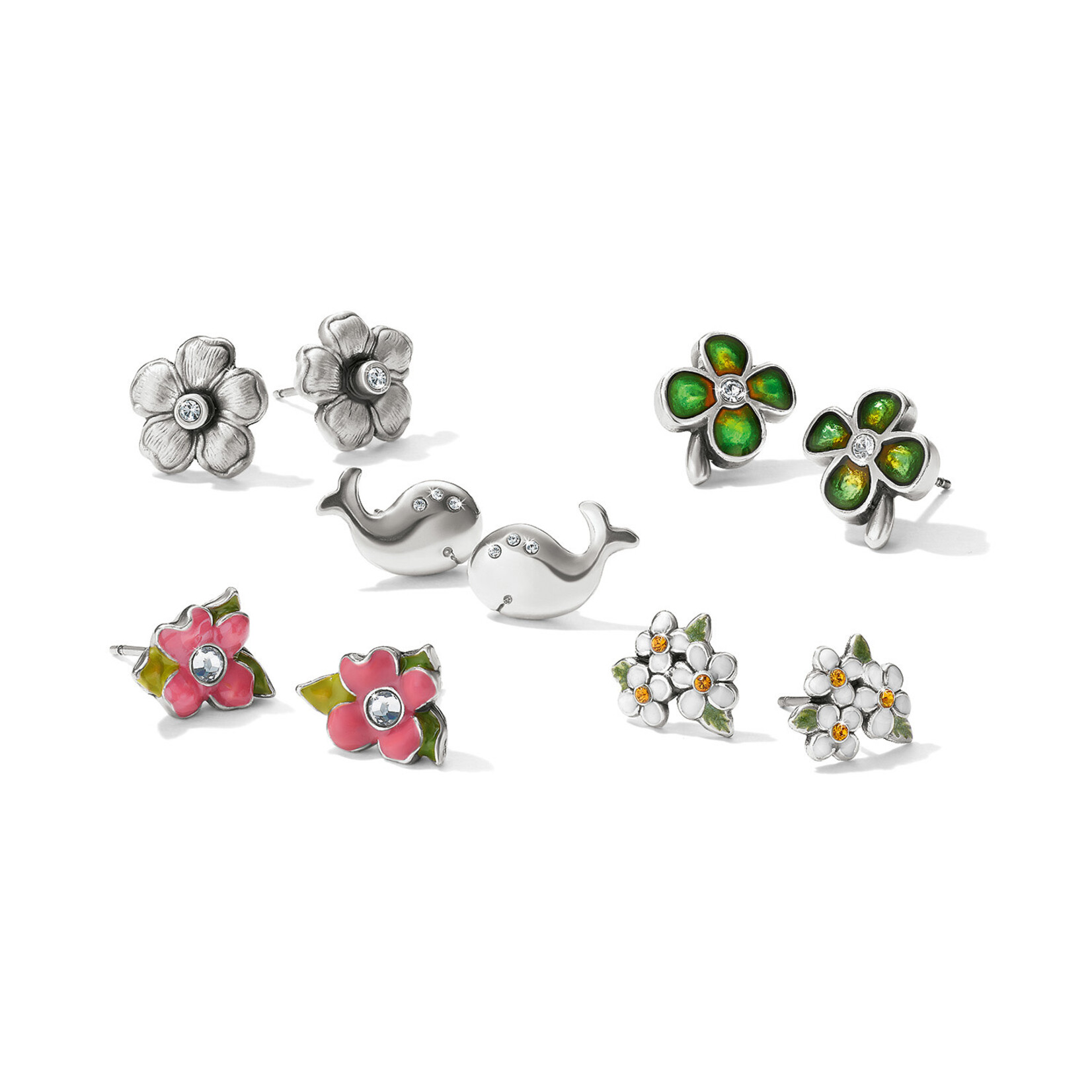 Brighton Love Bug Mini Post Earrings green