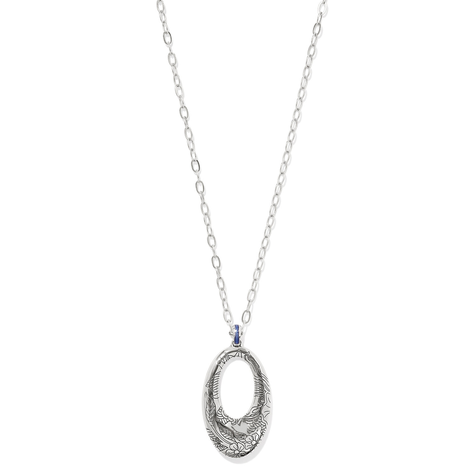 Brighton Terra Blue Hoop Necklace