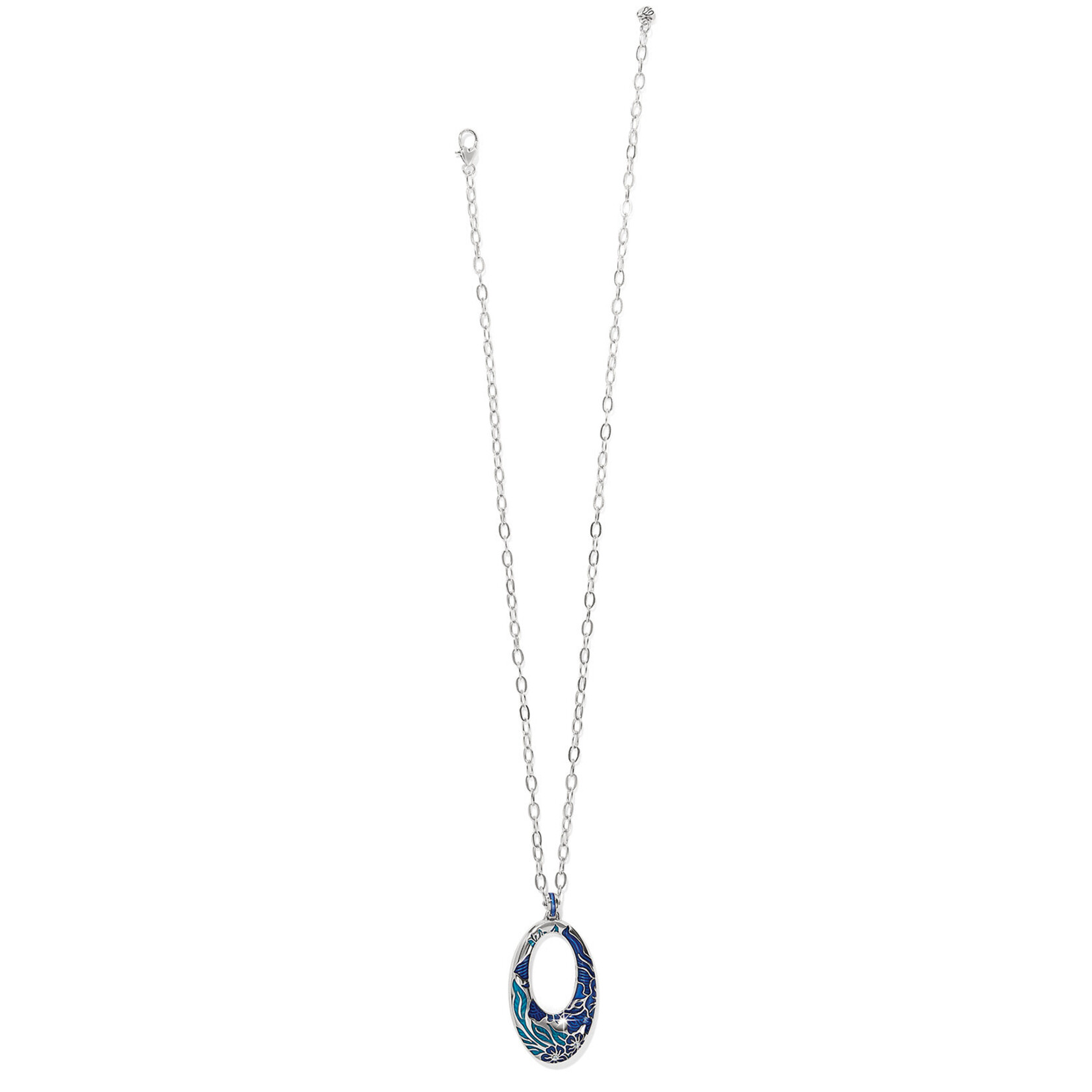 Brighton Terra Blue Hoop Necklace