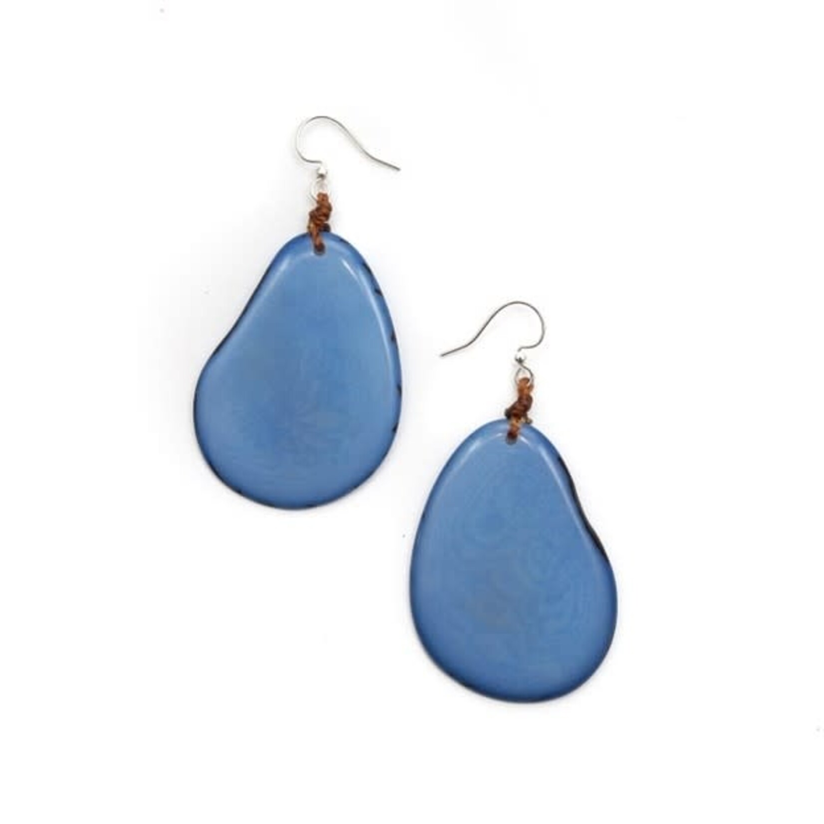 Organic Tagua Jewelry Amigas Tagua Earrings in Biscayne Bay