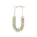 Organic Tagua Jewelry Angeles Tagua Necklace in Pastel Multi