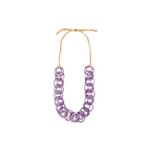 Organic Tagua Jewelry Angeles Tagua Necklace in Lavender