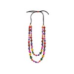 Organic Tagua Jewelry Ginger Tagua Necklace in Multi