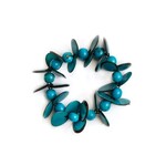 Organic Tagua Jewelry Mariela Tagua Bracelet in Turquoise